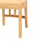Baxton Studio Monaco Modern Bohemian Oak Brown Finished Mahogany Wood and Natural Rattan Dining Chair 228-13100-ZORO - alternate 6